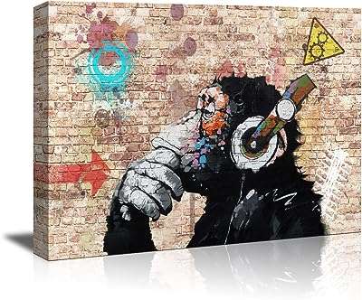 Toile murale encadrée banksy pour chambre à coucher peinture colorée pour décoration de salon. Ne cherchez plus, DIAYTAR COTE D'IVOIRE  est la boutique en ligne qu'il vous faut pour trouver tout ce dont vous avez besoin à petit prix ! Du petit électroménager aux articles de mode tendance en passant par les dernières technologies, explorez notre vaste catalogue et réalisez de véritables bonnes affaires !