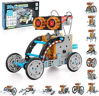 Jouets de robot solaire steam infanor 29 en 1 kits de projets scientifiques pour enfants