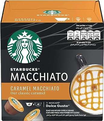 Starbucks dolce gusto caramel macchiato 12 capsules. Ne dépensez pas plus que nécessaire - choisissez DIAYTAR COTE D'IVOIRE  pour vos achats en ligne. Parcourez notre vaste sélection d'articles discount, allant des produits pour la maison à l'électroménager, en passant par l'informatique, la mode et les gadgets, et profitez de remises exceptionnelles. Avec des prix aussi attractifs, vous pourrez économiser tout en vous offrant des produits de qualité.