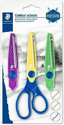 Ciseaux de contour staedtler design journey craft 965-s bk-c (zigzag ondulé