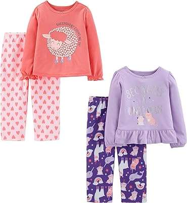 Ensemble pyjama 4 pièces en polaire pour petites filles carter's simple. Ne cherchez plus, DIAYTAR COTE D'IVOIRE  est la boutique en ligne qu'il vous faut ! Explorez notre large assortiment de produits discount allant des articles pour la maison à l'électroménager, en passant par l'informatique, la mode et les gadgets. Profitez de notre plateforme conviviale pour trouver les meilleures affaires et économiser sans effort.