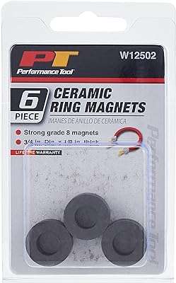Outil de performance aimant en céramique 6 pièces w12502. Besoin de renouveler votre intérieur sans vous ruiner ? DIAYTAR COTE D'IVOIRE  est là pour vous offrir une vaste gamme de produits discount pour la maison, des meubles aux accessoires décoratifs en passant par les appareils électroménagers. Profitez de notre sélection de qualité à des prix incroyables et transformez votre maison sans vous soucier de votre budget.