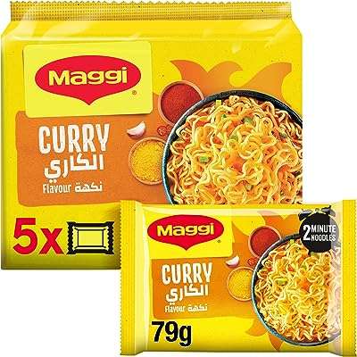 Nouilles au curry maggi 2 minutes 79g (paquet de 5). DIAYTAR COTE D'IVOIRE  : votre partenaire idéal pour des achats en ligne abordables et variés. Parcourez notre large sélection de produits discount, des appareils électroménagers aux vêtements et accessoires de mode, en passant par les gadgets dernier cri. Faites des économies sans compromettre la qualité grâce à DIAYTAR COTE D'IVOIRE  !