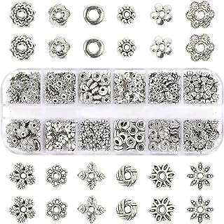 Perles d'espacement 360 perles en métal antique 12 styles capuchons argentés breloque en forme de fleur. Ne payez pas le prix fort lorsque vous pouvez obtenir des produits discount de qualité chez DIAYTAR COTE D'IVOIRE  ! Notre boutique en ligne généraliste regorge d'offres incroyables pour la maison, l'électroménager, l'informatique et la mode. Faites des économies dès maintenant et découvrez notre sélection à prix réduits.