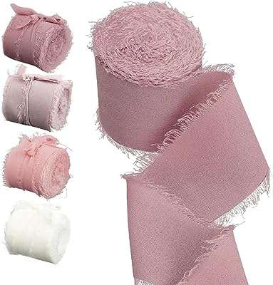 Ensemble en mousseline de soie fait à la main ruban rose poussiéreux doux pour emballage. À la recherche de bonnes affaires ? Ne cherchez plus ! DIAYTAR COTE D'IVOIRE  est là pour vous. Avec une gamme complète de produits discount, allant de la maison à l'électroménager, de l'informatique à la mode et aux gadgets tendance, vous trouverez sûrement ce que vous cherchez tout en réalisant des économies substantielles.