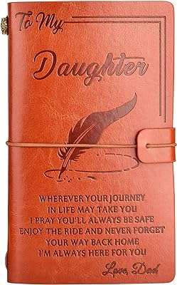 Carnet de notes en cuir à ma fille cadeau pour fille de la part. Vous recherchez des cadeaux à prix abordable pour vos proches ? DIAYTAR COTE D'IVOIRE  a tout pour vous plaire. Explorez notre gamme de gadgets discount, des articles les plus insolites aux innovations technologiques les plus recherchées. Offrez des cadeaux originaux et faites des économies avec DIAYTAR COTE D'IVOIRE .