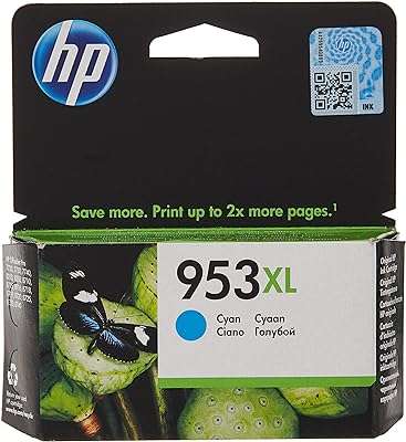 Cartouche d'encre hp 953xl originale f6u16ae bleu cyan. DIAYTAR COTE D'IVOIRE  - votre solution tout-en-un pour des achats discount en ligne ! Découvrez notre gamme finale de produits, allant des indispensables de la maison aux dernières tendances de la mode et de la technologie. Obtenez les meilleurs prix sur une sélection variée d'articles, vous permettant de réaliser d'énormes économies tout en profitant de produits de qualité. Avec des options de livraison flexibles et une satisfaction garantie, nous faisons de votre expérience d'achat un jeu d'enfant !