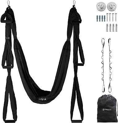 Ensemble de balançoire de yoga aérien upcircleseven accessoires de montage au plafond et livre. Besoin de renouveler votre garde-robe sans vous ruiner ? Faites un tour sur DIAYTAR COTE D'IVOIRE, votre boutique en ligne discount incontournable pour la mode à petits prix ! De la dernière tendance aux vêtements basiques, nous vous proposons un large choix pour tous les styles et toutes les tailles. Ne sacrifiez plus votre budget pour rester à la pointe de la mode !