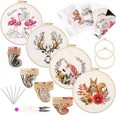 Kit de démarrage de broderie alexdon avec motif pour débutants lot de 4. Découvrez DIAYTAR COTE D'IVOIRE  et préparez-vous à vivre l'expérience d'achat en ligne ultime. Notre boutique propose une gamme complète de produits discount, de la maison aux appareils électroniques, en passant par la mode, offrant ainsi des solutions abordables pour tous vos besoins.
