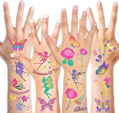 Filles tatouages ​​​​à paillettes fleurs fées papillons ensembles de ​​temporaires colorés. Discover an endless array of discounted products at DIAYTAR COTE D'IVOIRE, your go-to destination for all things affordable. Whether it's appliances, electronics, fashionable clothing, or tech-savvy gadgets, our online store offers unbeatable deals that guarantee incredible savings without compromising on quality.