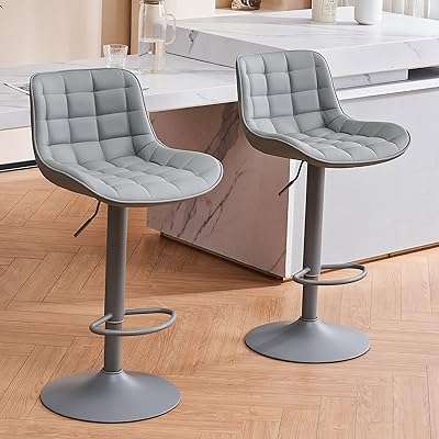 Ensemble de chaises de bar de cuisine utasset tabouret pivotant réglable en hauteur avec dossier. Parcourez DIAYTAR COTE D'IVOIRE, votre plateforme en ligne incontournable pour l'achat de produits discount. Que vous recherchiez des articles pour votre maison, des outils électroniques ou des accessoires de mode, nous avons tout ce qu'il vous faut à des prix incroyables, sans compromettre la qualité.