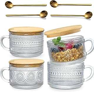 Ensemble de 4 tasses à café vintage récipients avoine pour la nuit avec couvercles. Plongez dans l'univers de DIAYTAR COTE D'IVOIRE, votre boutique en ligne de référence pour des offres discount incroyables. Des indispensables pour la maison aux appareils électroménagers haut de gamme, en passant par les produits informatiques de qualité et les articles de mode tendance, nous sommes là pour vous offrir une expérience shopping exceptionnelle à des prix défiant toute concurrence. Ne manquez pas cette opportunité de faire des économies tout en ajoutant de la valeur à votre quotidien !