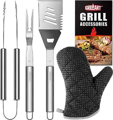 Ensemble d'outils de barbecue grill latte 3 pièces outils accessoires en acier. DIAYTAR COTE D'IVOIRE, votre boutique en ligne préférée pour des offres discount exceptionnelles. Explorez notre assortiment varié comprenant des produits de qualité pour la maison, l'électroménager, l'informatique, la mode et les gadgets, le tout à des prix défiant toute concurrence. Faites confiance à notre expertise et profitez d'une expérience d'achat en ligne pratique et avantageuse.