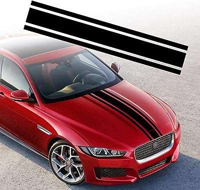 49" x 8" autocollant de voiture à rayures pour capot. DIAYTAR COTE D'IVOIRE  vous offre toutes les bonnes affaires sur un seul site. Découvrez notre sélection de produits discount pour la maison, l'électroménager, l'informatique et la mode. Bénéficiez de nos prix imbattables et trouvez les articles de qualité que vous recherchez, sans vous ruiner !