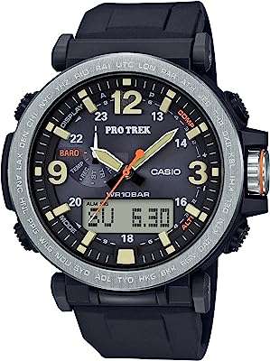 Montre à quartz casio pro trek en acier inoxydable pour hommes avec bracelet. Bienvenue chez DIAYTAR COTE D'IVOIRE, la plateforme en ligne par excellence pour vos besoins en produits discount ! Parcourez notre sélection impressionnante, allant de l'électroménager haut de gamme aux accessoires informatiques dernier cri, des vêtements tendance aux gadgets innovants. Ne cherchez plus, nous sommes là pour rendre votre expérience de shopping abordable et inoubliable.