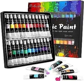Ensemble de 24 x 12 ml de peinture acrylique couleurs à l'huile. Chez DIAYTAR COTE D'IVOIRE, nous vous proposons des offres folles sur une gamme complète de produits. Des articles indispensables pour votre maison, aux dernières tendances en matière de mode et de gadgets sensationnels, notre boutique en ligne saura satisfaire tous vos besoins à des prix compétitifs. Faites des affaires exceptionnelles dès maintenant !