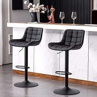Ensemble de tabourets de bar de cuisine utaste tabouret pivotant réglable en hauteur avec dossier. Faites de bonnes affaires en matière d'électroménager sur DIAYTAR COTE D'IVOIRE  ! Notre boutique en ligne propose une large gamme d'appareils ménagers à des prix imbattables. Que ce soit pour une machine à laver, un réfrigérateur ou un aspirateur, vous trouverez tout ce dont vous avez besoin chez nous.