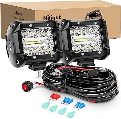 Panneau lumineux led 2 pièces 60w 4" projecteur combiné 3 rangées de lumière. DIAYTAR COTE D'IVOIRE  - votre guichet unique pour des trouvailles discount dans tous les domaines ! Découvrez notre collection riche et variée de produits, allant de l'électroménager pratique à l'informatique performante en passant par la mode. Faites des économies considérables sur des articles de qualité, sans compromettre votre style ou vos besoins essentiels. Choisissez la commodité de nos options de livraison rapides et profitez d'une expérience de magasinage en ligne sans tracas dès aujourd'hui !