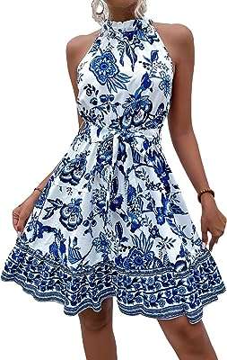 Mini robe trapèze fleurie gurgliter avec ceinture et à volants. DIAYTAR COTE D'IVOIRE, la boutique en ligne qui allie qualité et prix réduits. Parcourez notre sélection de produits discount, de la maison à l'électroménager en passant par l'informatique, la mode et les gadgets, et profitez de bonnes affaires sans compromettre votre budget !
