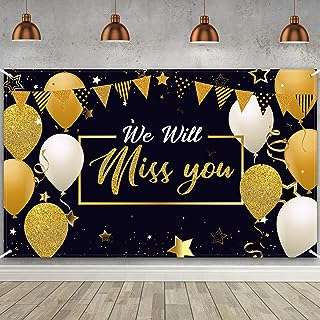 Tu nous manqueras décorations de fête toile de fond pour photographie d'anniversaire. DIAYTAR COTE D'IVOIRE  - des réductions incroyables sur tous les produits dont vous avez besoin. Parcourez notre boutique en ligne pour découvrir des offres discount sur des centaines d'articles, allant de la mode aux appareils électroménagers dernier cri.