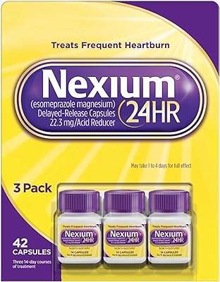 Réducteur d'acide nexium 24 heures 42 unités. (paquet de 2). DIAYTAR COTE D'IVOIRE  - Votre solution en ligne pour des achats malins à petit prix. Explorez notre vaste gamme de produits discount, des indispensables pour la maison aux dernières nouveautés en matière d'informatique, de mode et de gadgets. Économisez sans compromis sur la qualité en choisissant notre boutique en ligne.