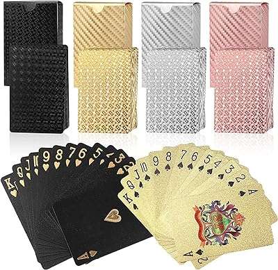 Jeu de cartes à jouer yxx (paquet de 4 or noir argent or rose). Envie de faire des économies sans sacrifier la qualité ? Rendez-vous sur DIAYTAR COTE D'IVOIRE  ! Notre boutique en ligne généraliste vous offre un large choix de produits discount, allant des articles ménagers aux équipements électroniques, en passant par la mode et les gadgets. Faites votre shopping en toute confiance, en bénéficiant de nos prix compétitifs et de notre livraison rapide.