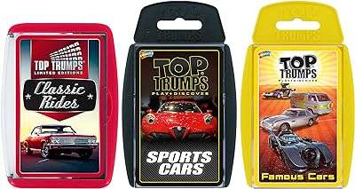 Jeu de cartes top trumps cars & (wm02014 en2 6). Découvrez DIAYTAR COTE D'IVOIRE  et préparez-vous à vivre l'expérience d'achat en ligne ultime. Notre boutique propose une gamme complète de produits discount, de la maison aux appareils électroniques, en passant par la mode, offrant ainsi des solutions abordables pour tous vos besoins.