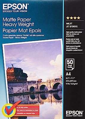 Papier photo epson a4 mat 50 feuilles. DIAYTAR COTE D'IVOIRE, la référence en ligne pour des produits discount qui ne déçoivent pas. Parcourez notre vaste assortiment d'articles pour la maison, l'électroménager, l'informatique, la mode et les gadgets à des prix abordables. Trouvez tout ce dont vous avez besoin et économisez sans sacrifier la qualité grâce à notre boutique en ligne conviviale et sécurisée.