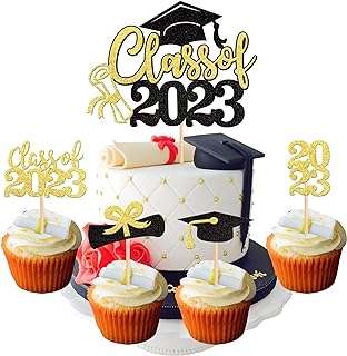 25 pièces de décorations de cupcakes sikiccy avec paillettes pour diplôme 2023. Ne payez pas le prix fort, découvrez DIAYTAR COTE D'IVOIRE  ! Notre boutique en ligne généraliste vous propose une variété de produits discount, des essentiels pour la maison aux appareils électroniques, en passant par la mode et les gadgets. Bénéficiez de prix abordables et de promotions attractives pour réaliser des économies significatives sur vos achats en ligne.
