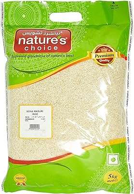 Riz sona masoori nature's choice 5 kg (blanc). DIAYTAR COTE D'IVOIRE, votre allié pour des achats malins et économiques. Plongez dans notre boutique en ligne remplie de produits discount, allant de l'électroménager à l'informatique, en passant par la mode et les gadgets, et découvrez une manière révolutionnaire de faire des emplettes en ligne. Bénéficiez de tarifs imbattables sans compromis sur la qualité et assurez-vous de trouver de véritables trésors à des prix défiants toute concurrence.