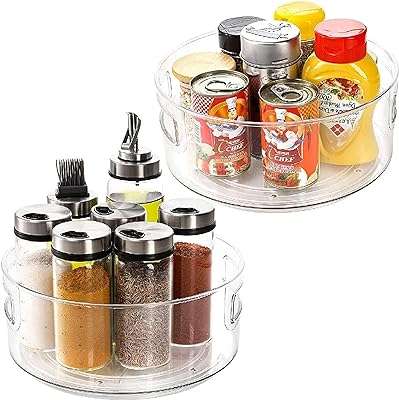 Organisateur de table rotatif lizzy susan antidérapant cuisine en plastique. DIAYTAR COTE D'IVOIRE, votre boutique en ligne discount pour toutes vos nécessités. Faites des économies sur vos achats de meubles de maison, d'équipements électroniques, de gadgets et bien plus encore. Profitez de nos prix attractifs sans jamais compromettre la qualité.