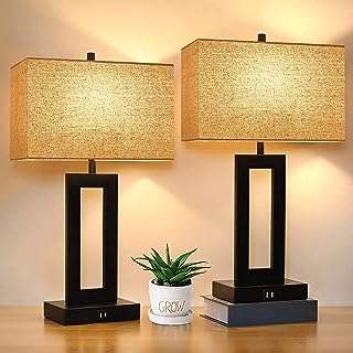 Lot de 2 lampes de table à commande tactile avec ports usb. DIAYTAR COTE D'IVOIRE  - La meilleure adresse pour des prix imbattables sur une vaste sélection de produits. Que vous recherchiez des articles pour votre maison, votre informatique ou votre garde-robe, nous avons tout ce qu'il vous faut à prix discount. Explorez notre site dès maintenant et profitez des meilleures affaires en ligne!