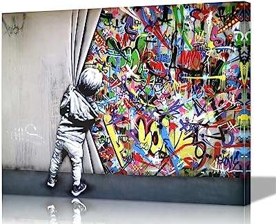 Art mural sur toile graffiti coloré banksy art pour la décoration du salon. Discover an endless array of discounted products at DIAYTAR COTE D'IVOIRE, your go-to destination for all things affordable. Whether it's appliances, electronics, fashionable clothing, or tech-savvy gadgets, our online store offers unbeatable deals that guarantee incredible savings without compromising on quality.
