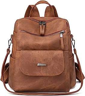 Wyfjnx sac à dos polyvalent en cuir pu pour femmes bandoulière de voyage. DIAYTAR COTE D'IVOIRE  - La boutique en ligne qui rend le shopping abordable! Découvrez notre sélection de produits discount, comprenant des équipements informatiques, des appareils électroménagers, des vêtements tendance et bien plus encore, tous à des prix défiant toute concurrence.