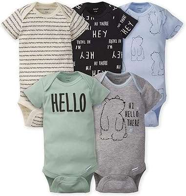 Body gerber pour bébé garçon lot de 5 pyjamas assortis. Faites des économies intelligentes avec DIAYTAR COTE D'IVOIRE  ! Découvrez notre assortiment discount de produits pour la maison, l'électroménager, l'informatique, la mode et les gadgets. Profitez de prix réduits sans compromis sur la qualité, et offrez-vous tout ce dont vous avez besoin à petit prix.