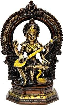 Esplanad statue en laiton saraswati ma murti idol pour décoration de maison et de temple. À la recherche de bonnes affaires en ligne ? Ne cherchez plus ! DIAYTAR COTE D'IVOIRE  vous offre un vaste choix de produits discount, de la maison à l'électroménager, en passant par l'informatique et la mode. Faites-vous plaisir à des prix incroyables et découvrez notre sélection dès maintenant.