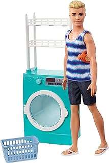 Barbie fyk52 ken ensemble de lessive avec poupée et laveuse sécheuse rotative. DIAYTAR COTE D'IVOIRE  - La solution idéale pour les chasseurs de bonnes affaires en ligne. Trouvez des produits discount de haute qualité dans toutes les catégories, y compris la mode, l'électronique, l'ameublement et bien plus encore. Économisez sans compromis sur la qualité !