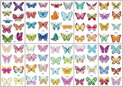 10 feuilles de tatouages ​​temporaires papillon pour enfants filles autocollants fête. Faites des bonnes affaires en un clic avec DIAYTAR COTE D'IVOIRE  ! Notre boutique en ligne généraliste vous propose une large gamme de produits discount, de l'électroménager à l'informatique en passant par la mode et les gadgets. N'attendez plus pour économiser et équiper votre maison à prix réduits, sans compromis sur la qualité !