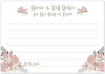 Cartes de conseils de mariage floral bohème (50 pièces) bons vœux et pour les mariés. Trouvez les meilleures affaires en ligne chez DIAYTAR COTE D'IVOIRE  - une boutique généraliste offrant une variété de produits discount allant de l'électroménager aux articles high-tech, sans oublier les vêtements et les accessoires tendances. Découvrez un choix incroyable de produits de qualité à des prix imbattables !
