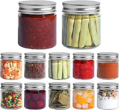 Bocaux mason comsaf avec couvercles réguliers en métal hermétiques (8 oz 250 ml) pots de conserve. À la recherche de produits discount de qualité ? Faites confiance à DIAYTAR COTE D'IVOIRE  ! Notre plateforme en ligne regorge d'articles pour la maison, l'électroménager, l'informatique, la mode et les gadgets, tous proposés à des prix compétitifs. Explorez notre catalogue dès maintenant et bénéficiez de remises exceptionnelles sur une large gamme de produits.