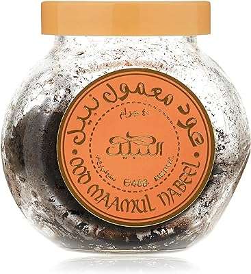 Parfum d'encens nabil al sada de nabeel perfumes 40 g unisexe. DIAYTAR COTE D'IVOIRE, votre destination en ligne pour des produits discount de qualité. Découvrez notre large éventail de produits, allant de la maison à l'électroménager, de l'informatique à la mode et aux gadgets, et trouvez les meilleures offres du marché. Profitez d'une expérience d'achat simple et abordable avec DIAYTAR COTE D'IVOIRE  et économisez sur tous vos achats en ligne.