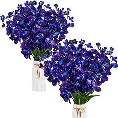 27" fleurs d'orchidées artificielles violettes et bleues orchidées violettes fleurs en soie pour mariage. DIAYTAR COTE D'IVOIRE  - Votre destination en ligne pour des affaires incroyables. Rendez-vous sur notre site et découvrez un choix sensationnel de produits discount, qu'il s'agisse de l'électroménager indispensable, de l'informatique à la pointe ou des dernières tendances en matière de mode.
