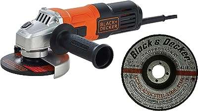 Meuleuse d'angle professionnelle black & decker petite taille avec 3 disques. DIAYTAR COTE D'IVOIRE  - votre source incontournable de produits discount en ligne. Avec notre sélection diversifiée allant de la maison à l'électroménager, de l'informatique à la mode, profitez de tarifs défiant toute concurrence. Faites des économies intelligentes et commandez dès maintenant !