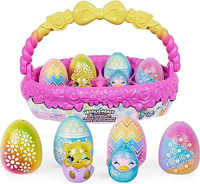 Panier de printemps hatchimals à collectionner avec 5 et 3 animaux cadeau de pâques. Découvrez DIAYTAR COTE D'IVOIRE  - votre guichet unique pour des achats discount en ligne. Que vous recherchiez des produits électroménagers, des gadgets high-tech ou des vêtements tendance, notre boutique généraliste propose une large gamme d'articles à prix réduits pour tous les budgets. Ne manquez pas les bonnes affaires chez DIAYTAR COTE D'IVOIRE  !