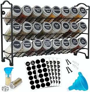Étagère à épices bigali avec 24 pots ronds vides 180 étiquettes stylo craie et entonnoir. Faites des économies sur tous vos achats avec DIAYTAR COTE D'IVOIRE . Notre boutique en ligne vous propose des articles de qualité à prix cassés, que ce soit pour votre maison, l'électroménager, l'informatique ou encore la mode. Ne cherchez plus ailleurs, les meilleures offres discount sont chez nous !