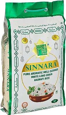 Riz basmati pur sinara 5 kg. Ne ratez pas les bonnes affaires chez DIAYTAR COTE D'IVOIRE, votre boutique en ligne discount pour tous vos besoins. Explorez notre gamme complète de produits pour la maison, l'électroménager, l'informatique, la mode et les gadgets, et profitez des meilleurs prix du marché sans compromis sur la qualité.