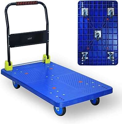 Chariot à plate forme rubik's avec une capacité de poids de 600 kg. Bienvenue sur DIAYTAR COTE D'IVOIRE, votre destination en ligne pour des achats malins sans vous ruiner. Explorez notre gamme variée de produits discount, allant des indispensables de la maison aux dernières tendances en matière d'électroménager, d'informatique, de mode et de gadgets. Faites des économies tout en maintenant un niveau de qualité élevé grâce à notre boutique en ligne conviviale et optimisée pour le SEO.