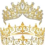 2 pièces diadèmes dorés hommes femmes couronne de reine baroque roi. DIAYTAR COTE D'IVOIRE, votre carrefour en ligne pour des affaires incroyables ! Préparez-vous à être émerveillé par notre vaste gamme de produits discount, allant de l'équipement domestique à l'électroménager, en passant par l'informatique, la mode tendance et les gadgets à prix réduits.