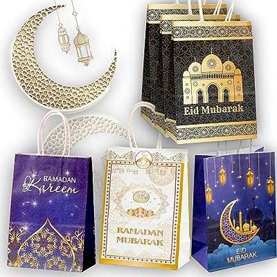 12 pièces de sacs en papier loofus ramadan et eid cadeaux. Faites des économies sans compromis sur la qualité avec DIAYTAR COTE D'IVOIRE  ! Trouvez tout ce dont vous avez besoin, de l'électroménager aux gadgets high-tech en passant par les accessoires de mode, le tout à des prix défiant toute concurrence. Visitez notre boutique en ligne et découvrez un large choix de produits discount pour améliorer votre quotidien.