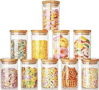 1chase® pots à épices en verre borosilicate avec couvercles en bambou pressé naturel et étiquettes. À la recherche de bonnes affaires ? DIAYTAR COTE D'IVOIRE  vous offre une large gamme de produits discount pour la maison, l'électroménager, l'informatique, la mode et les gadgets. Profitez de prix imbattables sans sacrifier la qualité !